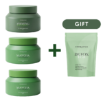 2x Detoxifying Salt Scrubs and Anti-Cellulite Cream with matcha + Detox Tea GIFT